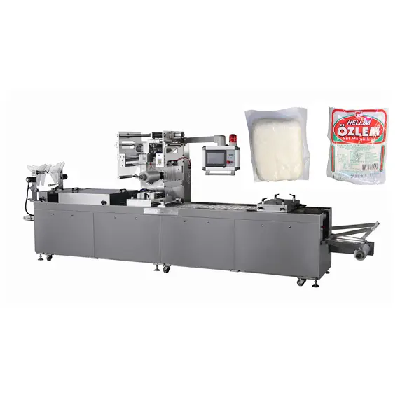 Vollautomatische Vakuumverpackungsmaschine für Käse Vollautomatische Vakuumverpackungsmaschine für Käse